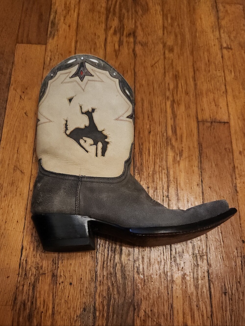 Vintage OLD GRINGO RARE Bucking Bronco Cowgirl Western Leather Boots - Picture 2 of 8